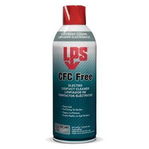 LPS CFC FREE - חומר ניקוי מגעים חשמליים מתאדה מהר, אינו מכיל HCFC ובטוח לשימוש בפלסטיק
