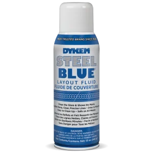 נוזל סימון - DYKEM Steel Blue - מספק צבע כחול עמוק אחיד המונע סנוור ומתייבש תוך דקות לסימון מתכות